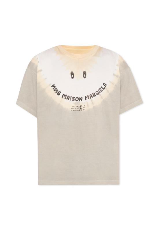 26SS [키즈] MM6 메종마르지엘라 티셔츠 M61013 MM07N M6C46 MULTICOLOR