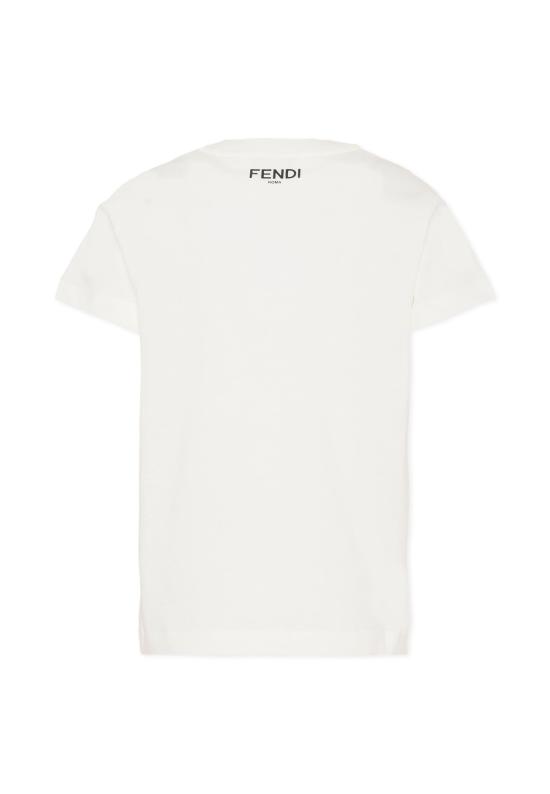 26SS [키즈] 펜디 티셔츠 JFI391 7AJ F0TU9 IVORY - FENDI