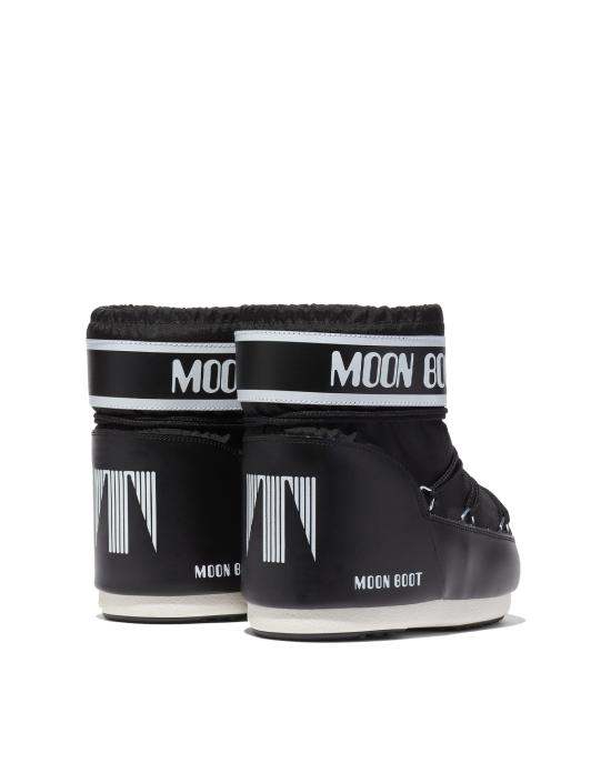 26SS 문부츠 아이콘 나일론 로우 부츠 80D1409340 N001 BLACK NERO - MOON BOOT
