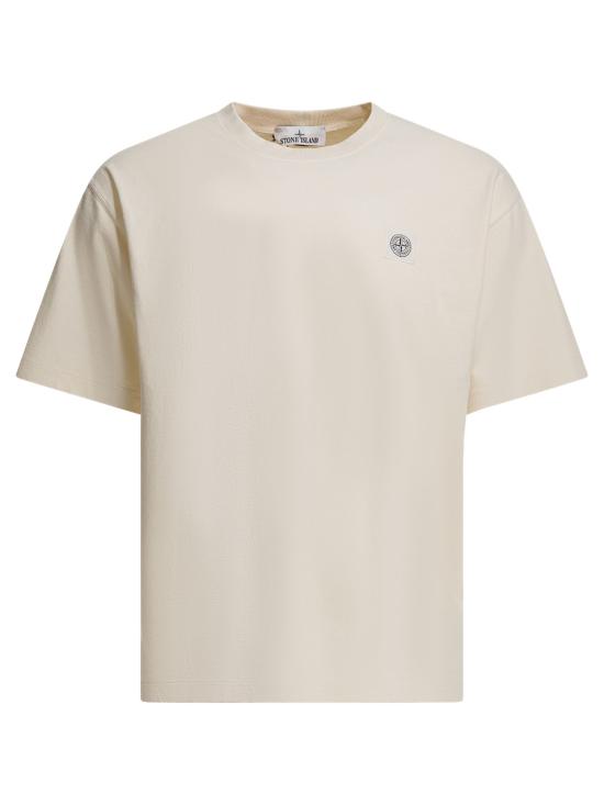 26SS 스톤 아일랜드 반팔 티셔츠 2100030S0115V0093 White