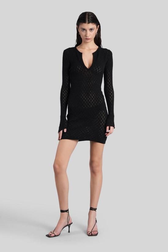 25FW 라니우스 숏 원피스 430491 F5LAWOKD059 Black