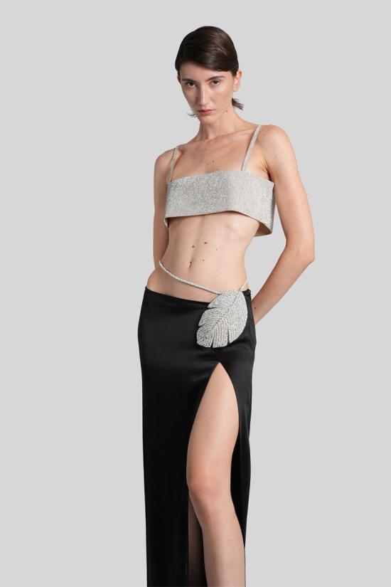 25FW 누에 민소매 티셔츠 430539 100 01 SILVER - NUÈ