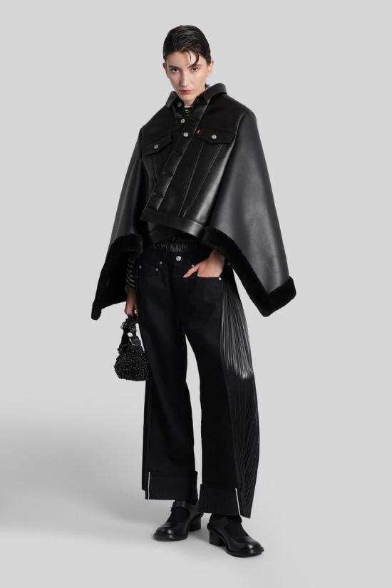 25FW 와타나베 준야 가죽 자켓 430680 JP J201 W25 Black - JUNYA WATANABE