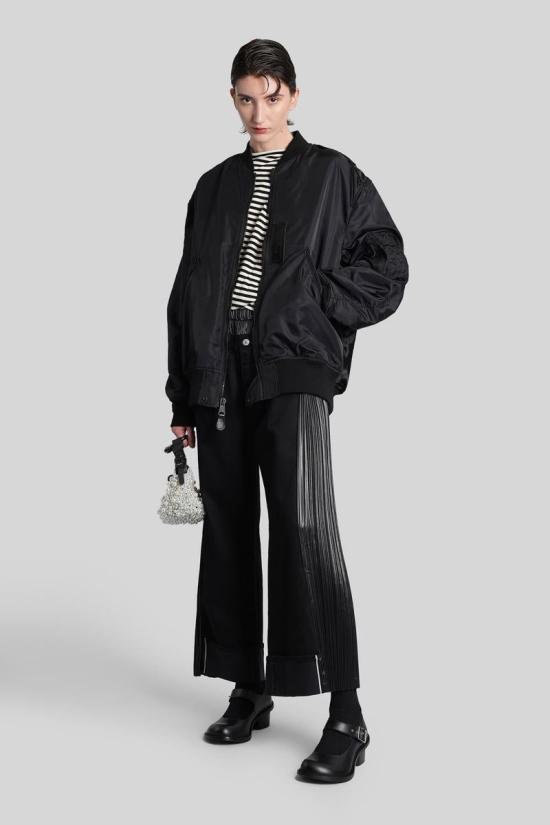 25FW 와타나베 준야 봄버 자켓 430678 JP J008 W25 Black - JUNYA WATANABE