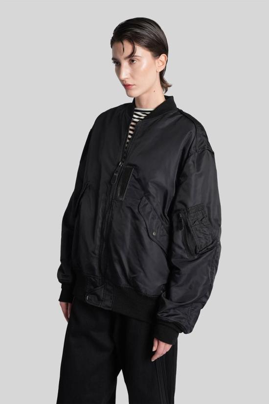 25FW 와타나베 준야 봄버 자켓 430678 JP J008 W25 Black - JUNYA WATANABE