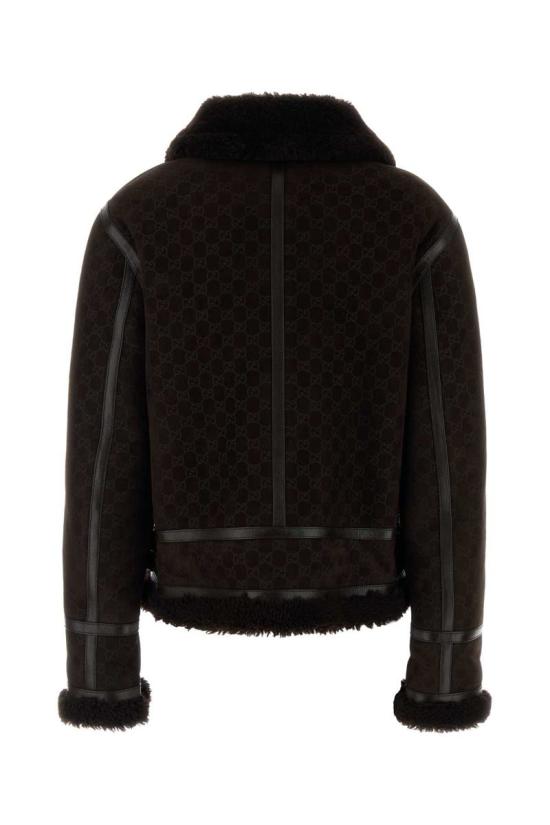 25FW 구찌 프린트 스웨이드 쉐어링 자켓 835526XSAGB 2037 PRINTED - GUCCI