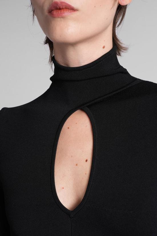 25FW 컬트 가이아 롱 원피스 428611 DR28952YN2051 Black - CULT GAIA