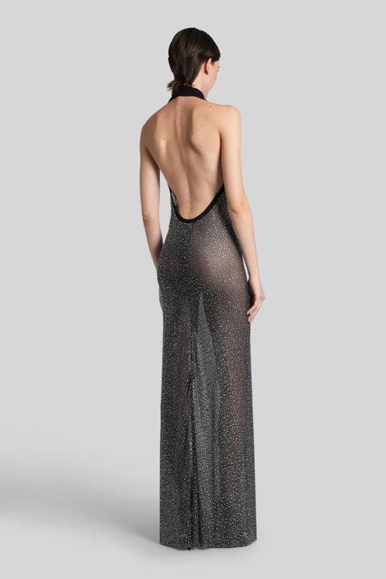 25FW 누에 롱 원피스 430536 2503DR00101 Black - NUÈ