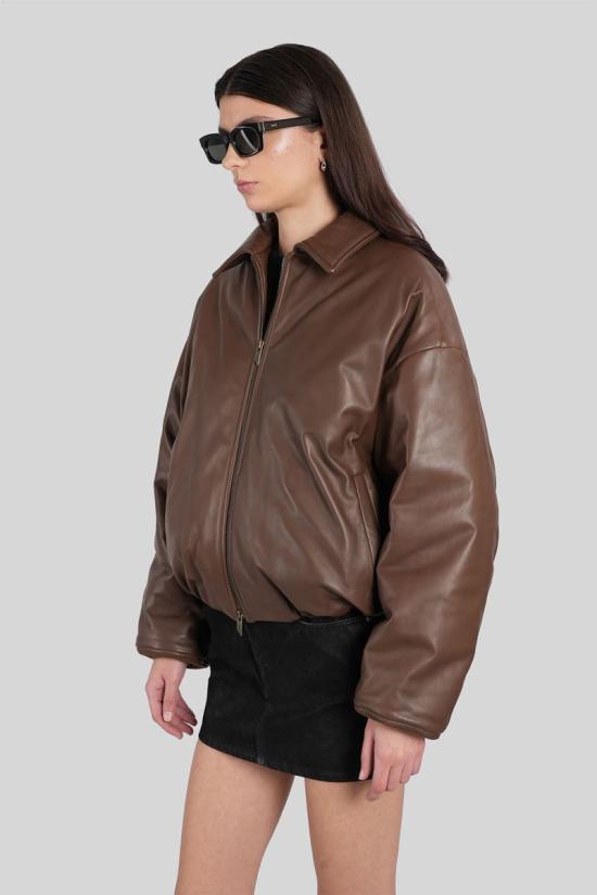 25FW 살바토레 산토로 가죽 자켓 429916 49073 D BROWN - SALVATORE SANTORO