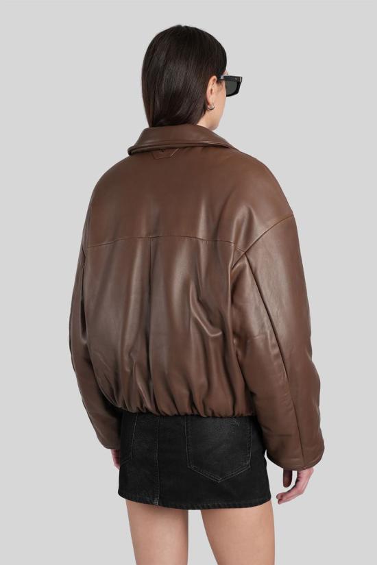 25FW 살바토레 산토로 가죽 자켓 429916 49073 D BROWN - SALVATORE SANTORO