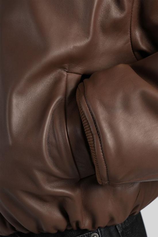 25FW 살바토레 산토로 가죽 자켓 429916 49073 D BROWN - SALVATORE SANTORO