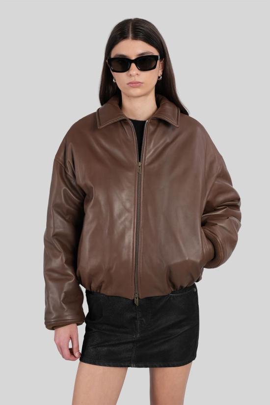 25FW 살바토레 산토로 가죽 자켓 429916 49073 D BROWN