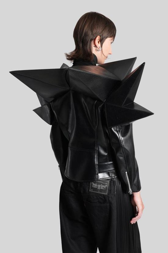 25FW 와타나베 준야 가죽 자켓 426158 JP J027 W25 Black - JUNYA WATANABE