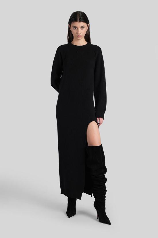 25FW 라니우스 롱 원피스 430493 F5LAWOKD086 Black