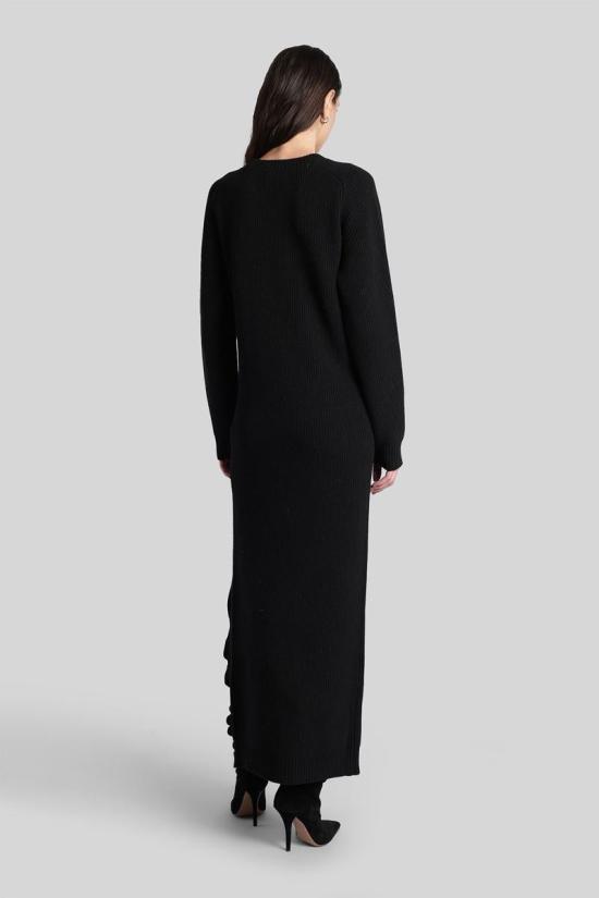 25FW 라니우스 롱 원피스 430493 F5LAWOKD086 Black - LANEUS