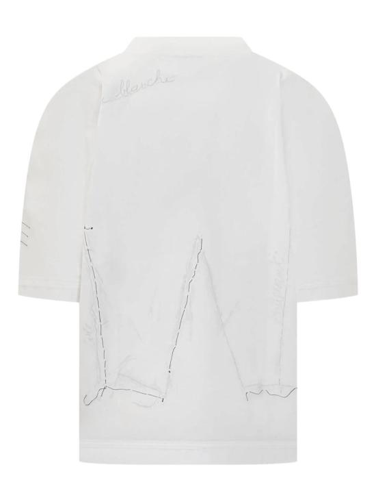 25FW 지방시 반팔 티셔츠 BW70FGP75M100 WHITE - GIVENCHY