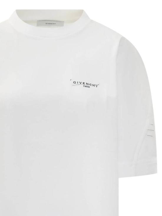 25FW 지방시 반팔 티셔츠 BW70FGP75M100 WHITE - GIVENCHY