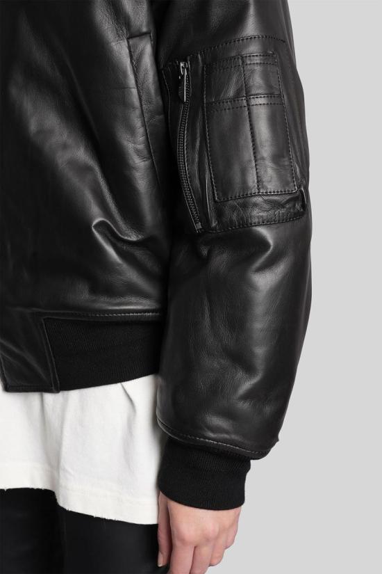 25FW 살바토레 산토로 가죽 자켓 429149 49071 D Black - SALVATORE SANTORO