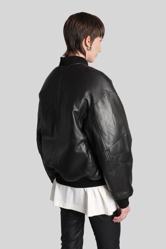 25FW 살바토레 산토로 가죽 자켓 429149 49071 D Black - SALVATORE SANTORO