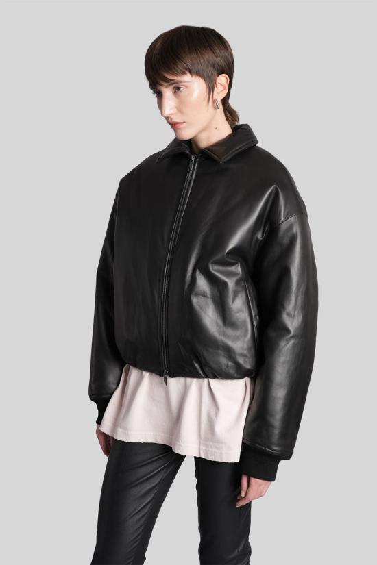 25FW 살바토레 산토로 가죽 자켓 429150 49073 D Black - SALVATORE SANTORO