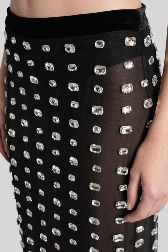 25FW 누에 미디 스커트 430537 2503SK00101 Black - NUÈ