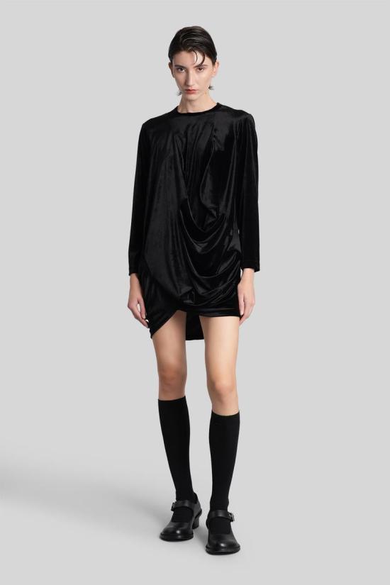 25FW 꼼데가르송 숏 원피스 430684 GP T009 W25 Black