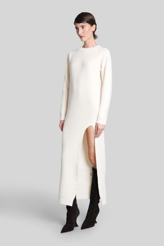 25FW 라니우스 롱 원피스 430492 F5LAWOKD086 Beige - LANEUS