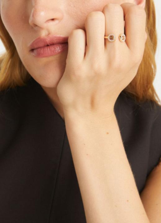 26SS 토리버치 액세서리 160180783 TORY GOLD CRYSTAL DOM - TORY BURCH