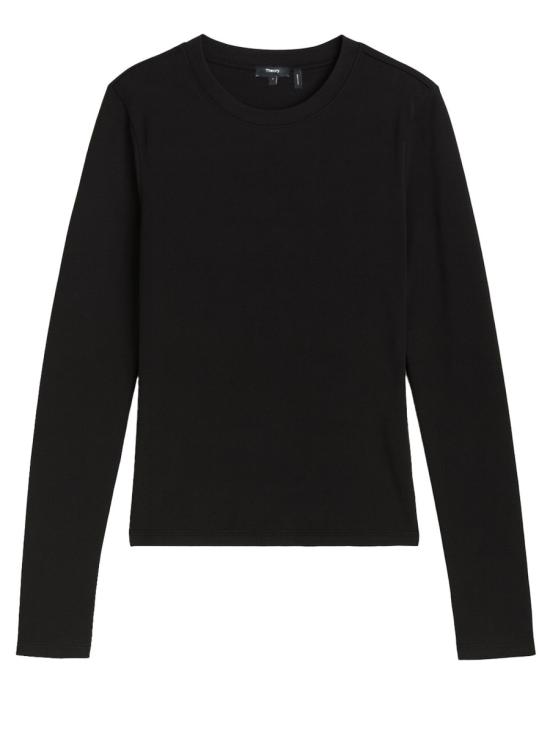 26SS 띠어리 긴팔 티셔츠 L1024522 001 BLACK DOM
