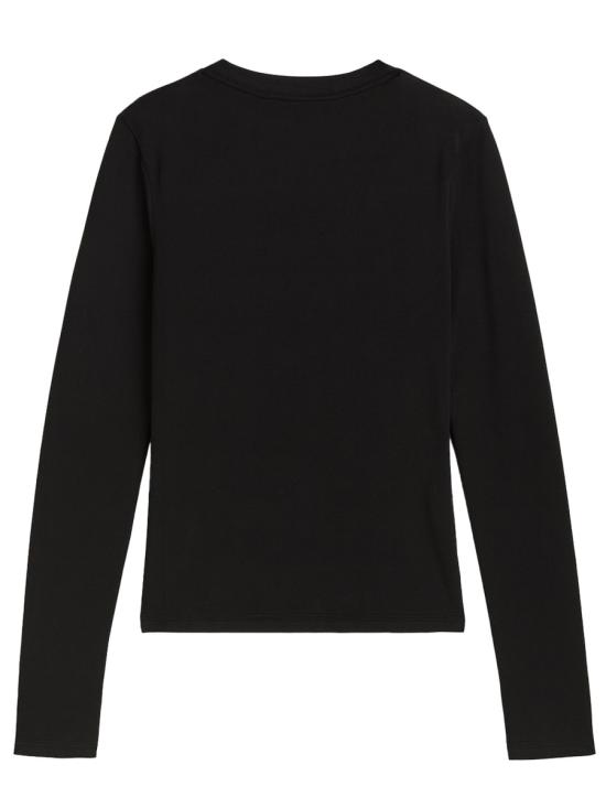 26SS 띠어리 긴팔 티셔츠 L1024522 001 BLACK DOM - THEORY