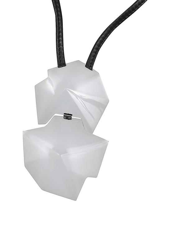 25FW 머니스 목걸이/팬던트 8210A ACRILICO Grey - MONIES