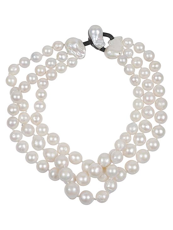 25FW 머니스 목걸이/팬던트 U1 1706 PEARLS White