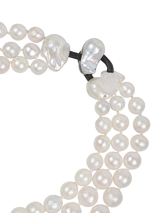25FW 머니스 목걸이/팬던트 U1 1706 PEARLS White - MONIES