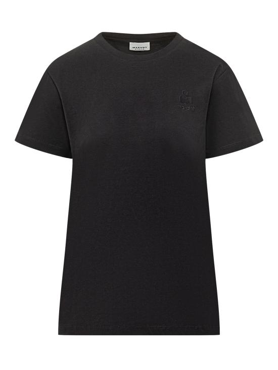 26SS 이자벨마랑에뚜왈 반팔 티셔츠 23PTS0070FAA1N98E 01BK BLACK