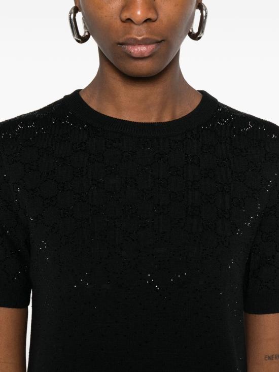 26SS 구찌 숏 원피스 852066 XKFB31043 Black - GUCCI