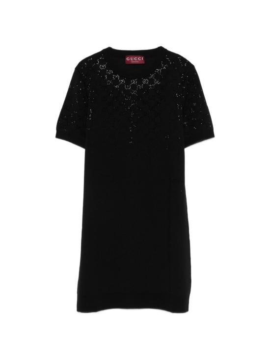 26SS 구찌 숏 원피스 852066 XKFB31043 Black