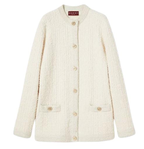 26SS 구찌 가디건 851946 XKFAR9943 Ivory