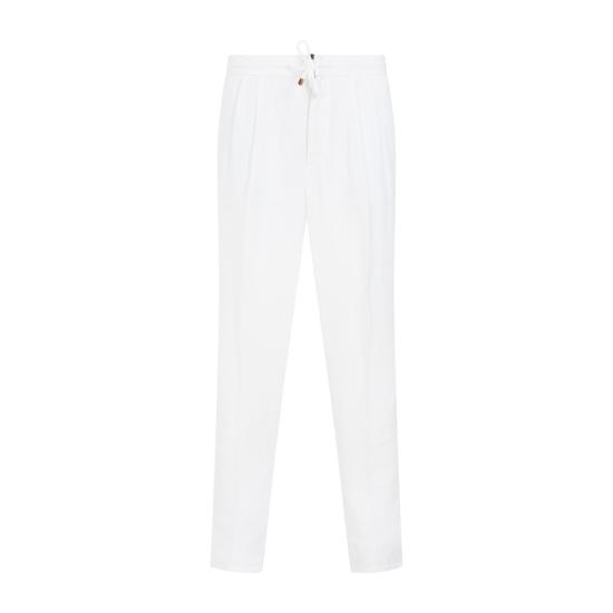 26SS 브루넬로 쿠치넬리 스트레이트 팬츠 M243DE1710 C2200 NEVE - BRUNELLO CUCINELLI