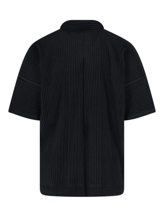 26SS 옴므 플리세 이세이 미야케 반팔 셔츠 HP56JJ11715 Black - HOMME PLISSE' ISSEY MIYAKE