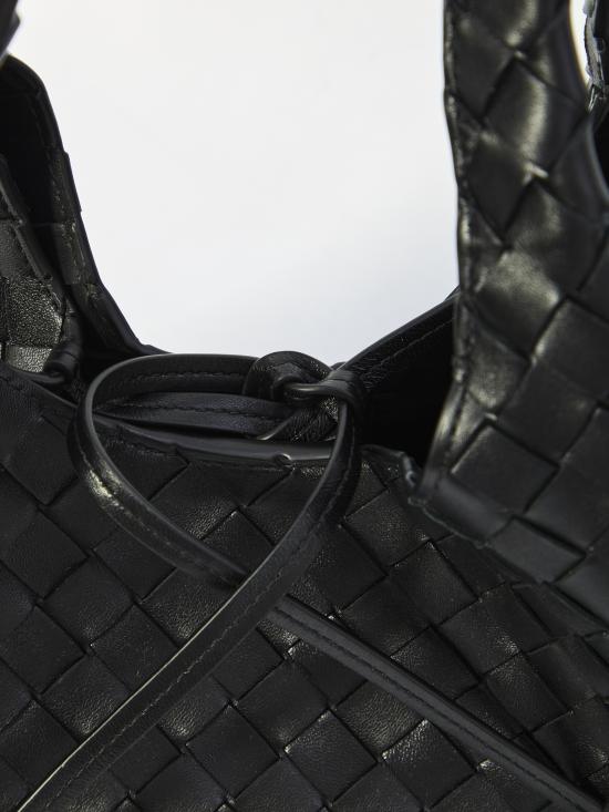 26SS 보테가베네타 스몰 캄파나 토트백 854248 BLACK - BOTTEGA VENETA