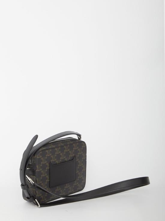 26SS 셀린느 트리옹프 캔버스 카프스킨 스몰 메신저백 113942EVJ BLACK - CELINE