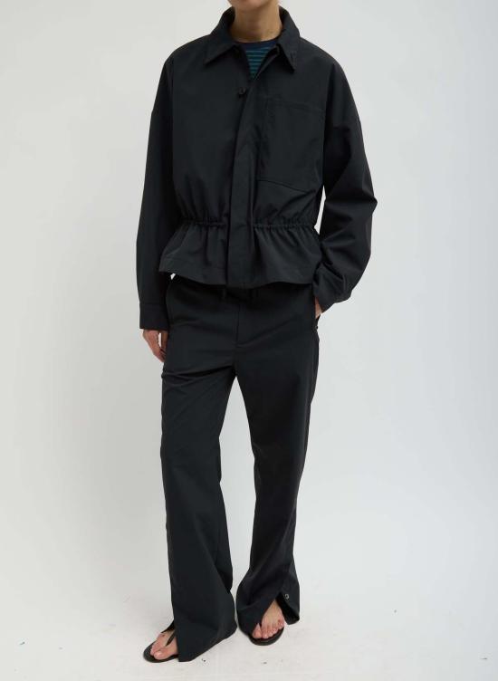  티비 봄버 자켓 테크 수트 아노락 봄버 재킷 블랙 - TIBI