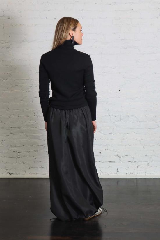  티비 롱 스커트 이탈리안 스포티 나일론 맥시 아노락 - TIBI