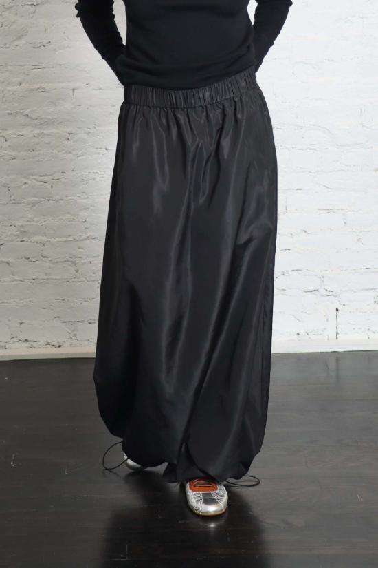  티비 롱 스커트 이탈리안 스포티 나일론 맥시 아노락 - TIBI