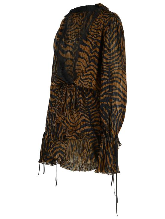 26SS 블루마린 숏 원피스 2A802AM5179 Brown - BLUMARINE