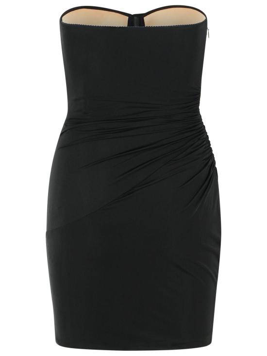 26SS 블루마린 숏 원피스 2A752AN0990 Black - BLUMARINE