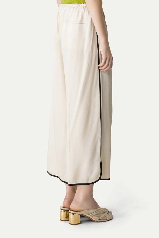  포르테포르테 크롭 팬츠 Forte Forte Envers 새틴 팬츠 Beurre - FORTE FORTE