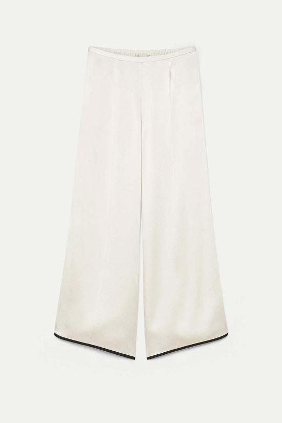  포르테포르테 크롭 팬츠 Forte Forte Envers 새틴 팬츠 Beurre