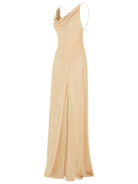 26SS 블루마린 롱 원피스 2A795AN0817 Cream - BLUMARINE