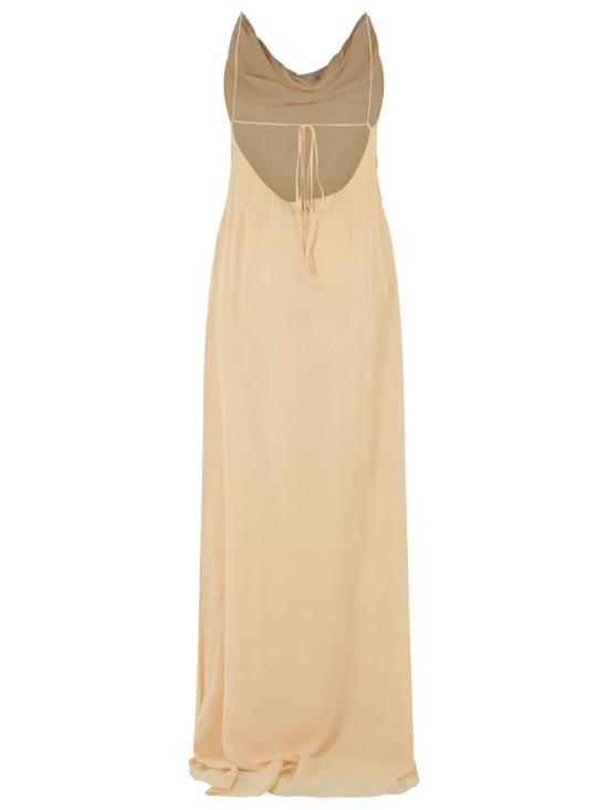 26SS 블루마린 롱 원피스 2A795AN0817 Cream - BLUMARINE